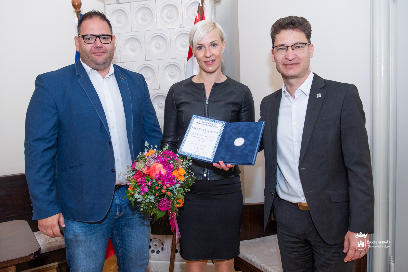 Polgármesteri elismerésben részesült a visszavonuló Triscsuk Krisztina
